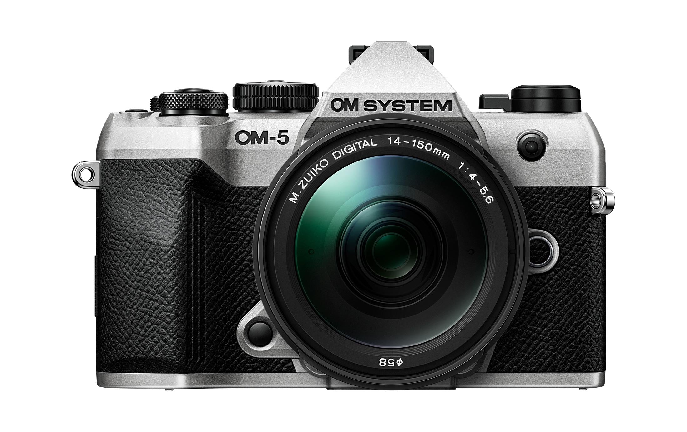 OM System OM-5 II Camera Kit Silver M.Zuiko Digital 14-150mm F4-5.6 II