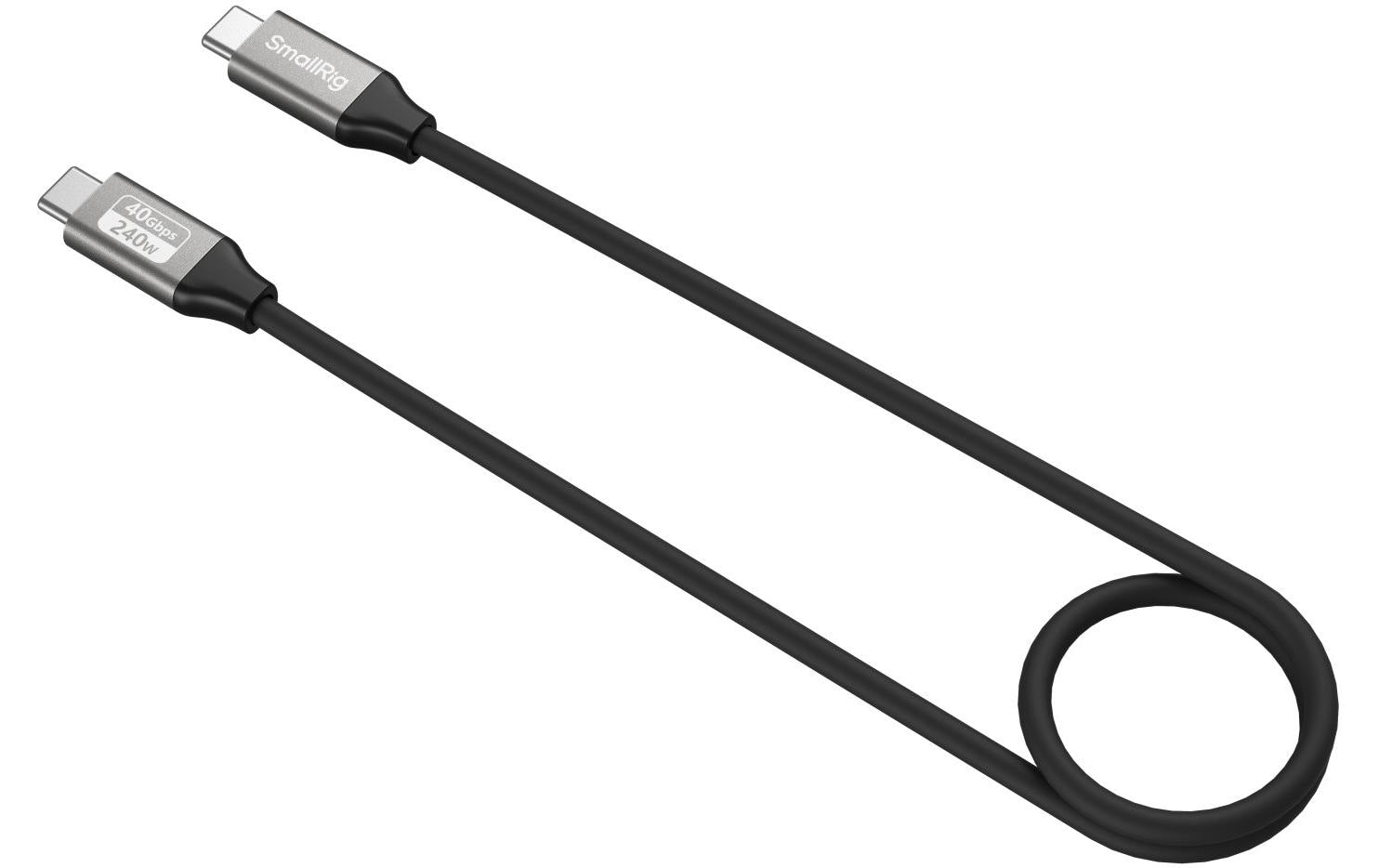 SmallRig USB-C Data Cable 60cm Straight (40Gbps + 240W + 8K)