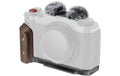 SmallRig L-Shape Plate with Wooden Handle for FUJIFILM X-M5 (Black)