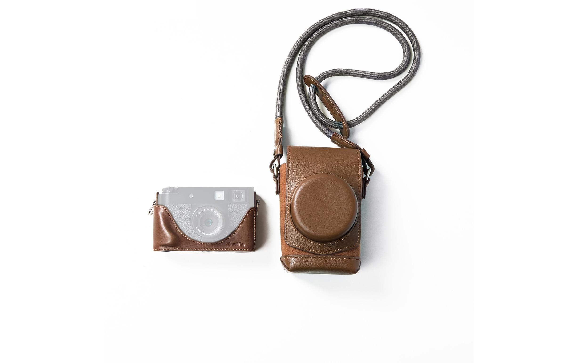 SmallRig Leather Case Kit for FUJIFILM X half (Brown)