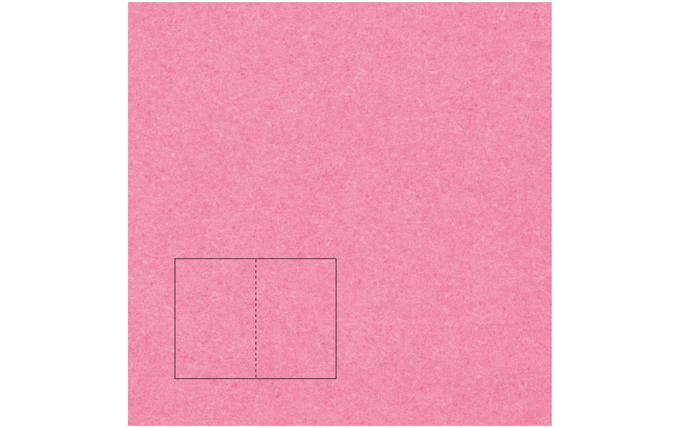 Rico Essentials Karte A5 Klappkarte Pink, 50 Stück, 240 g/m²
