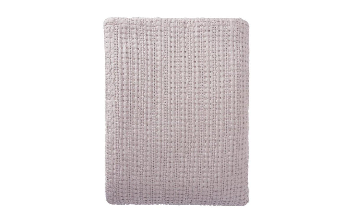 Tagesdecke Anadia 200x220cm Mauve 100% BCI Baumwolle, OEKO-TEX100, 40C Waschb