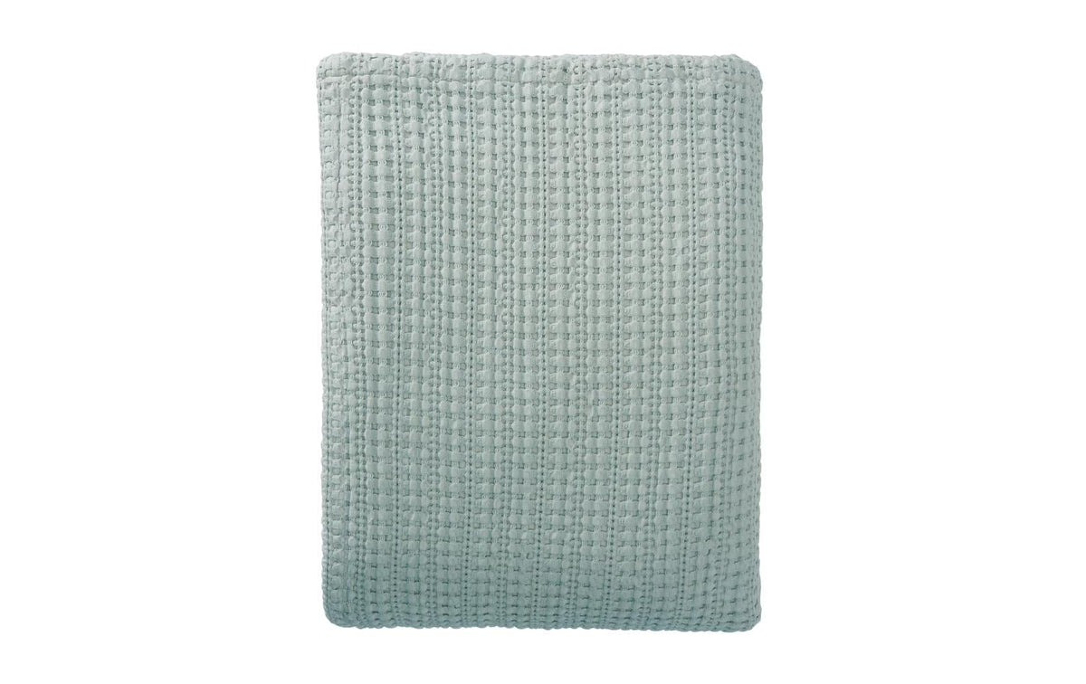 Tagesdecke Anadia 220x240cm Salbeigrün 100% BCI Baumwolle, OEKO-TEX100, 40C Waschb