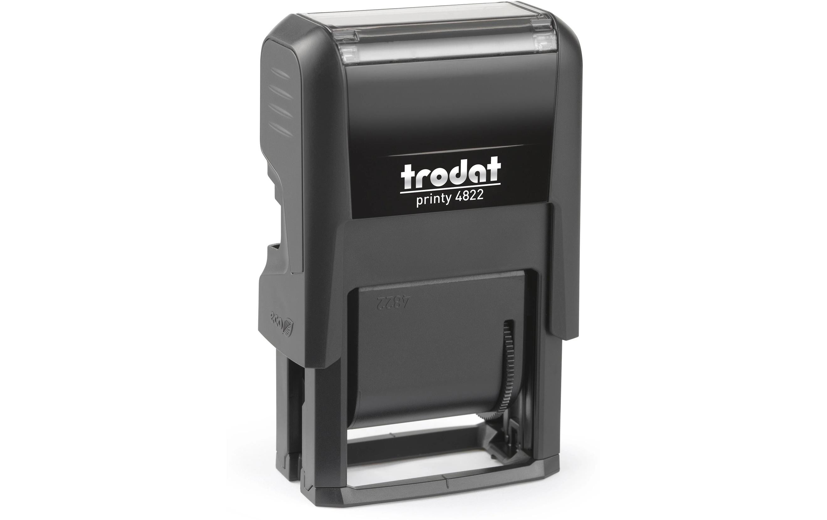 Trodat selbstfärbender Wortbandstempel 12 verschiedene Texte, Deutsch, 4mm