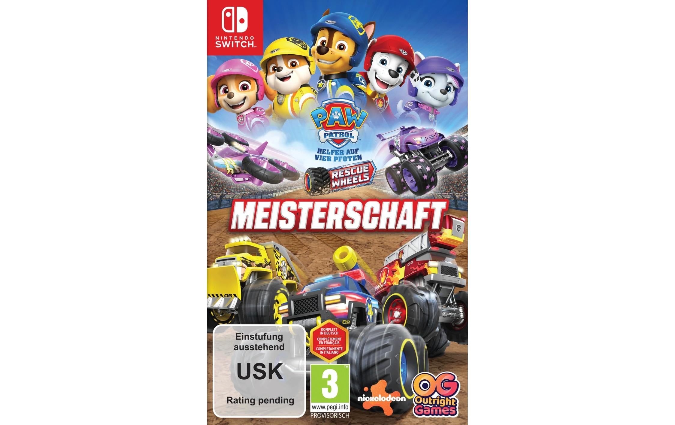 PAW Patrol Rescue Wheel: Meisterschaft, nsw Alter: 3+, Switch