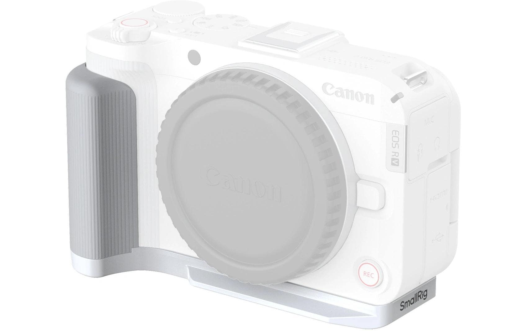 SmallRig L-Shaped Mount Plate with Handle for Canon EOS R50 V (White)