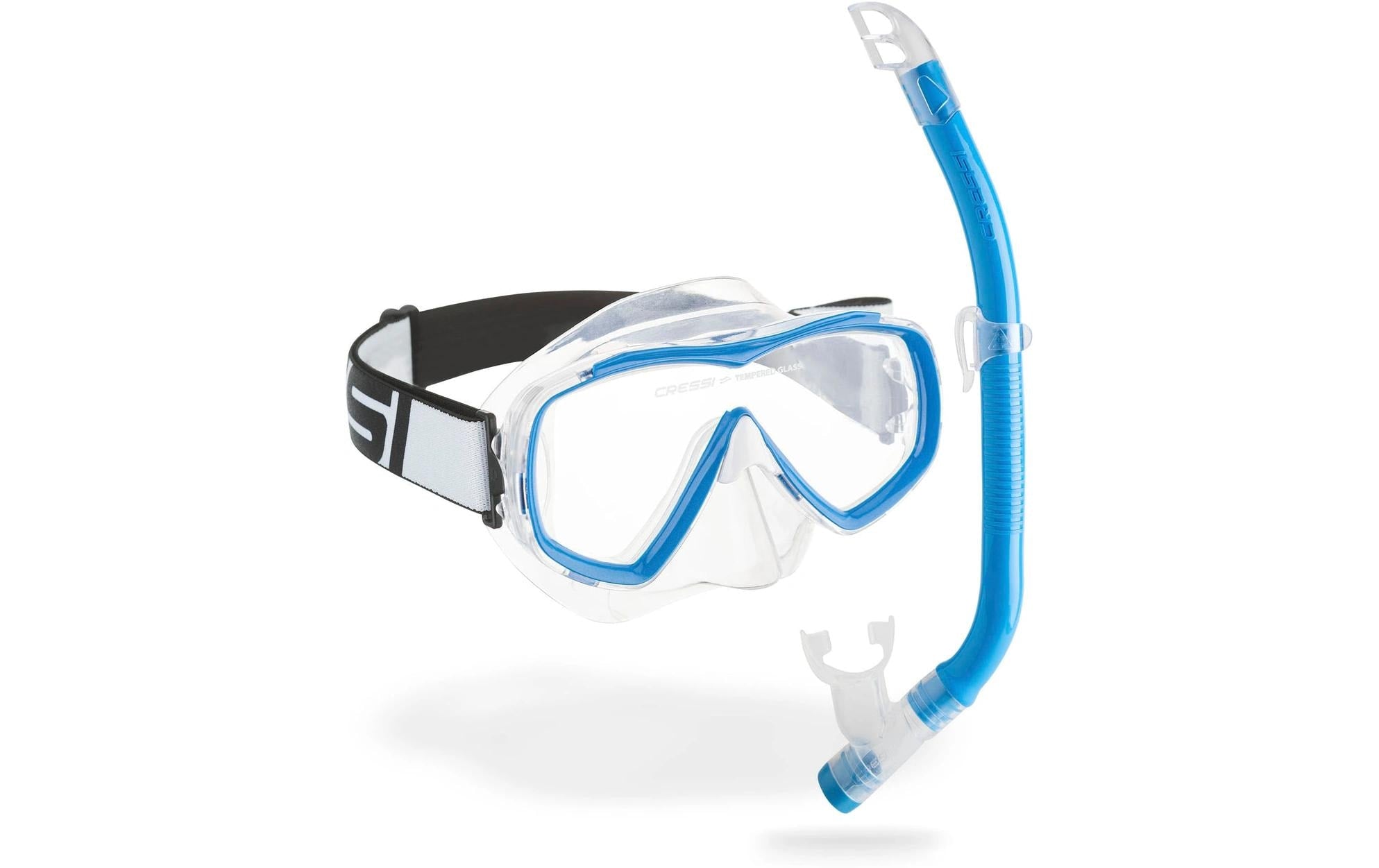 CRESSI ESTRELLA JR TX + TOP COMBO BLUE
