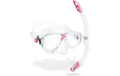 CRESSI MAREA + GAMMA COMBO CLEAR/PINK
