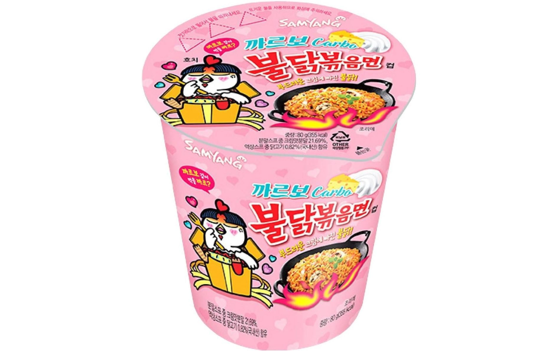Buldak Hot Chicken Ramen Carbonara Cup 80 g