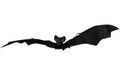 Dekomat Fledermaus, Schwarz mit Nylonfaden , 74x24cm