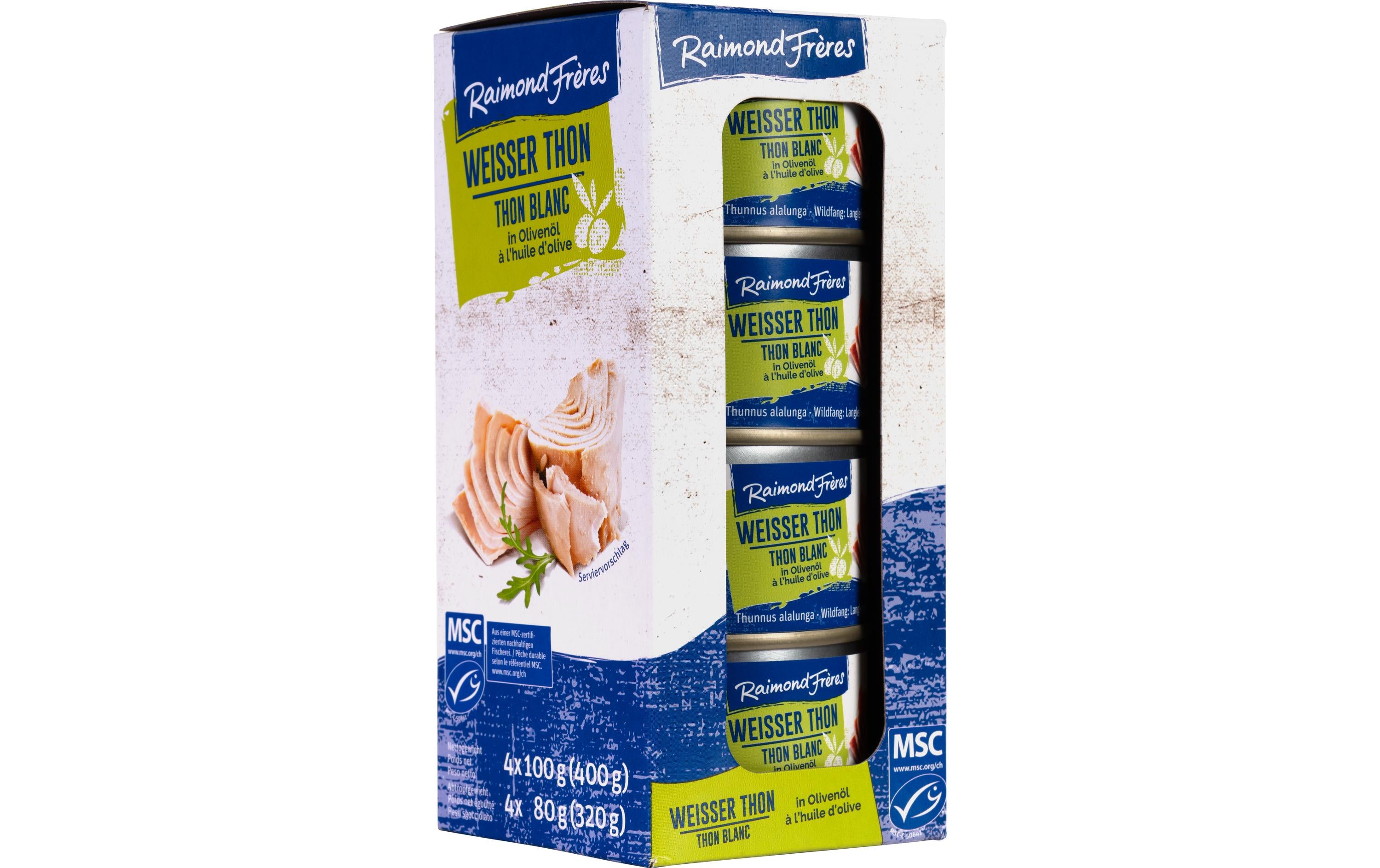 MSC Weisser Thon (Albacore) Olivenöl 4 x 100 g
