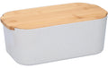 Alpina Brotkasten mit Bambusdeckel 26.5x14x9 cm, ABS, 320 gr