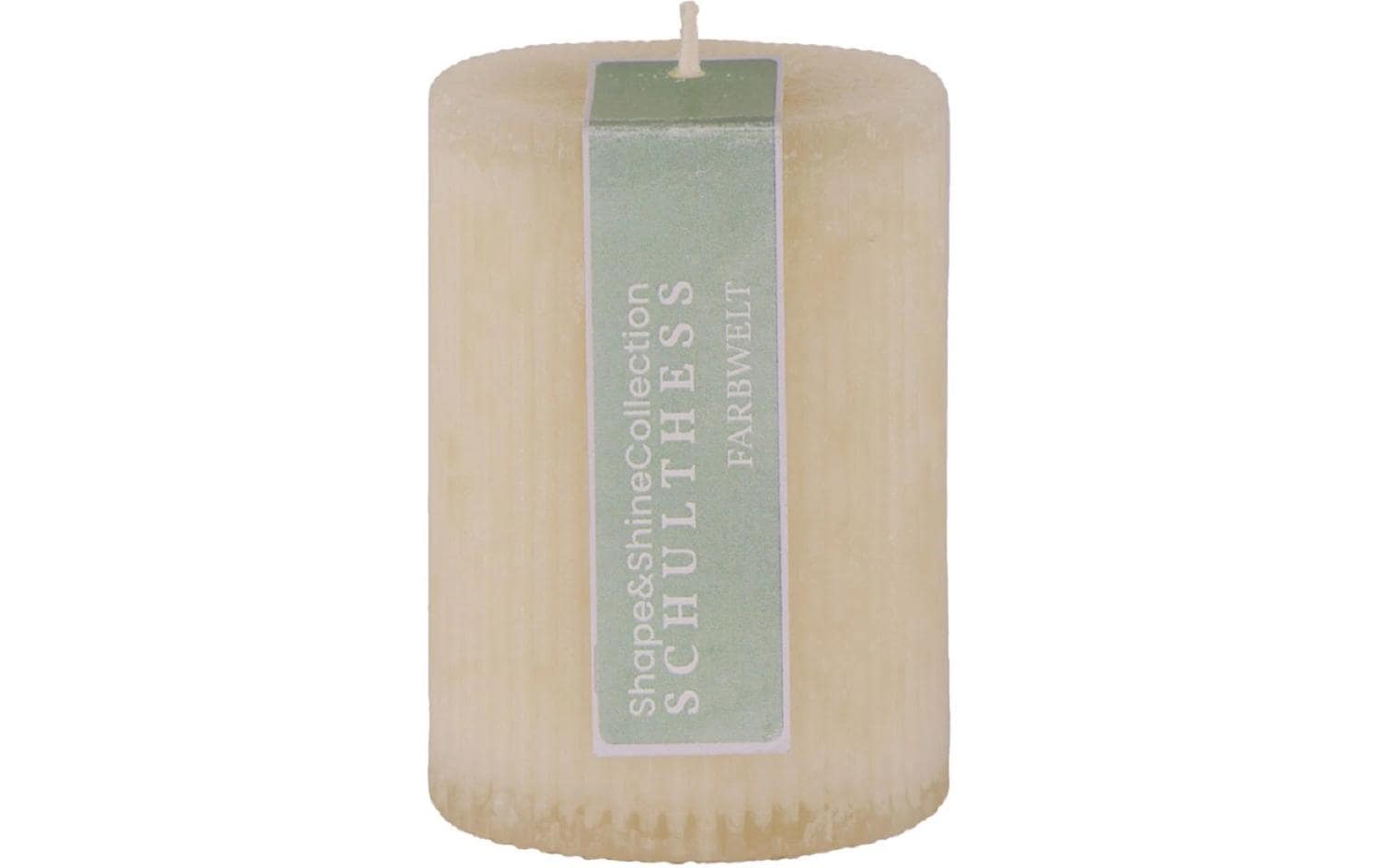Schulthess Kerze Shape&Shine, Chamois 7x10 cm (DxH), Paraffin
