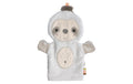 Fehn Waschhandschuh Faultier Grau/Beige ab 0+ Monaten