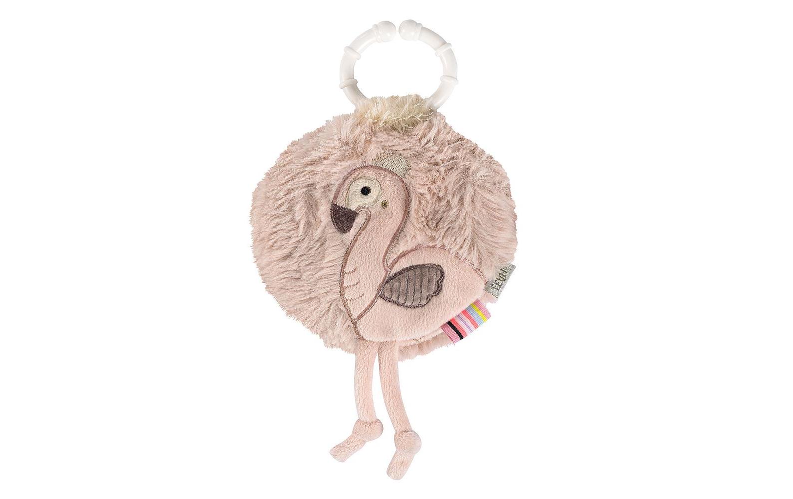 Fehn Stoffbuch Flamingo Rose ab 0+ Monaten