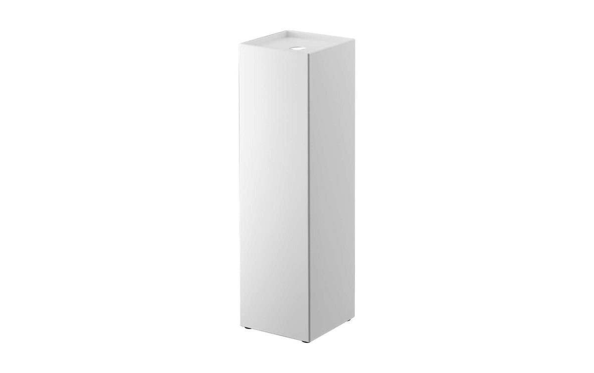Yamazaki Toilettenpapierst. TOWER Stahl, B 11,5 x T 11,5 x H 38,5 cm, Weiss