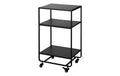 Yamazaki Rollwagen TOWER Stahl, B 38 x T 49 x H 81,5 cm, Schwarz