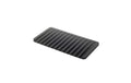 Yamazaki Abtropfmatte FLOW Silikon, B 38 x T 20 x H 1,2 cm, Schwarz