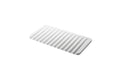 Yamazaki Abtropfmatte FLOW Silikon, B 38 x T 20 x H 1,2 cm, Weiss