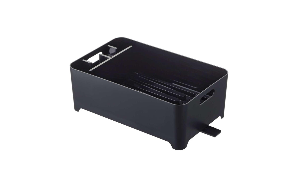 Yamazaki Abtropfgitter TOWER ABS, B 38 x T 24 x H 13 cm, Schwarz