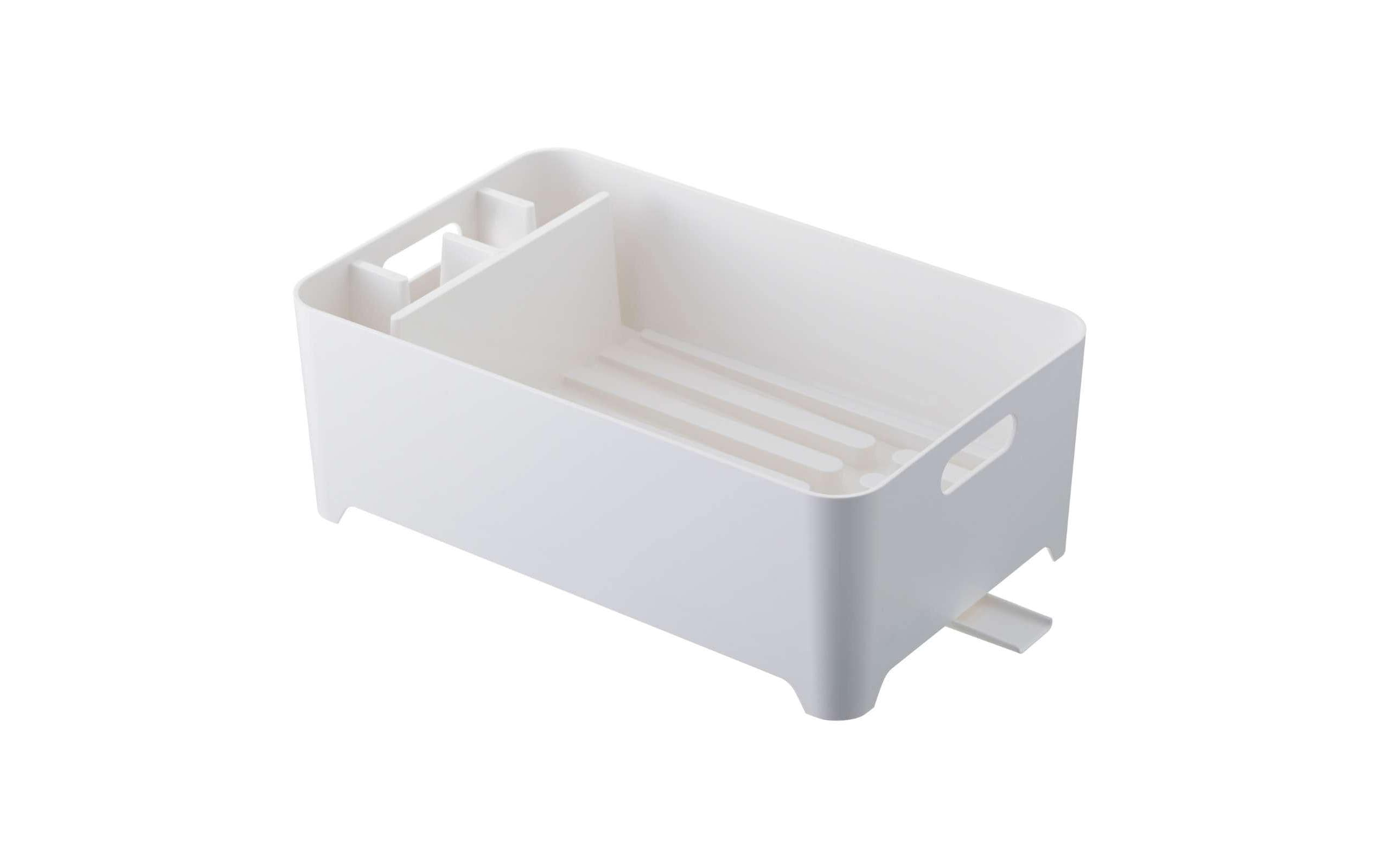 Yamazaki Abtropfgitter TOWER ABS, B 38 x T 24 x H 13 cm, Weiss