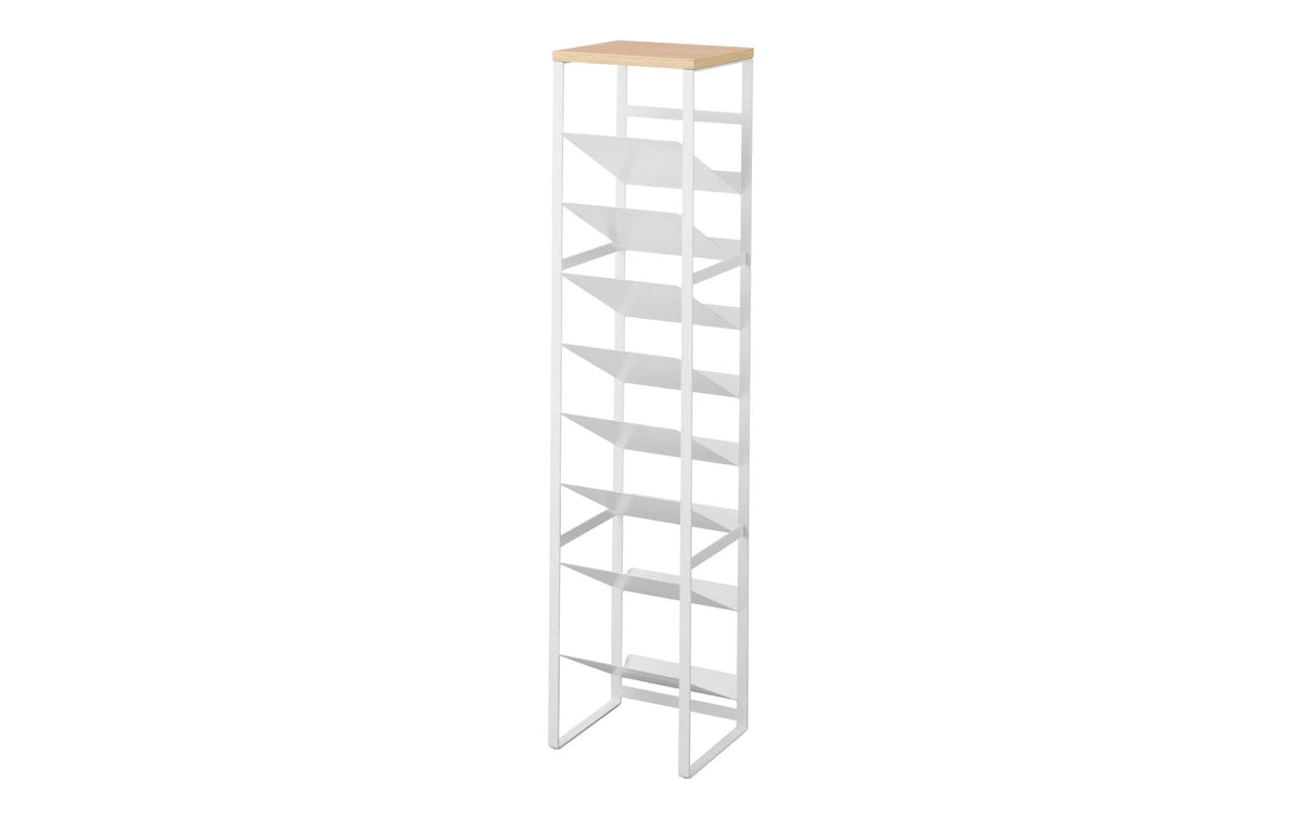 Yamazaki Flaschenregal TOWER Stahl/MDF, B 20 x T 19,3 x H 88,5 cm, W