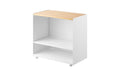 Yamazaki Aufbewahrungswagen TOWER Stahl/MDF, Weiss
