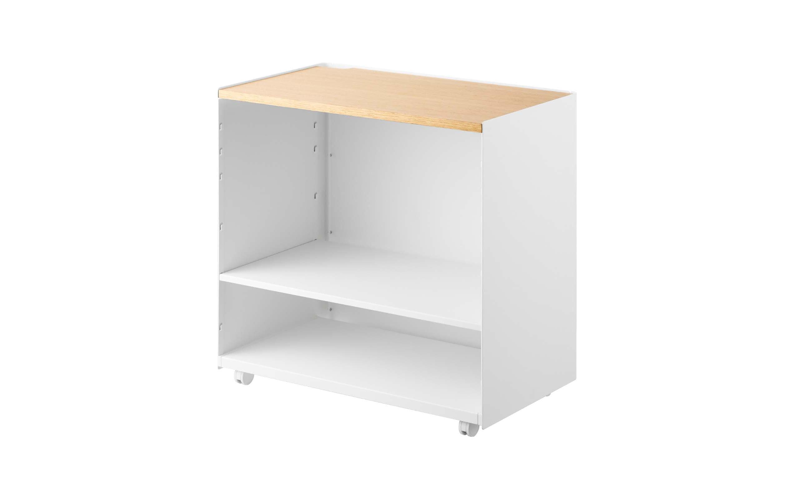 Yamazaki Aufbewahrungswagen TOWER Stahl/MDF, Weiss