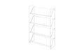Yamazaki Schuhregal Frame Stahl, B 53 x T 17.5 x H 80 cm, Weiss