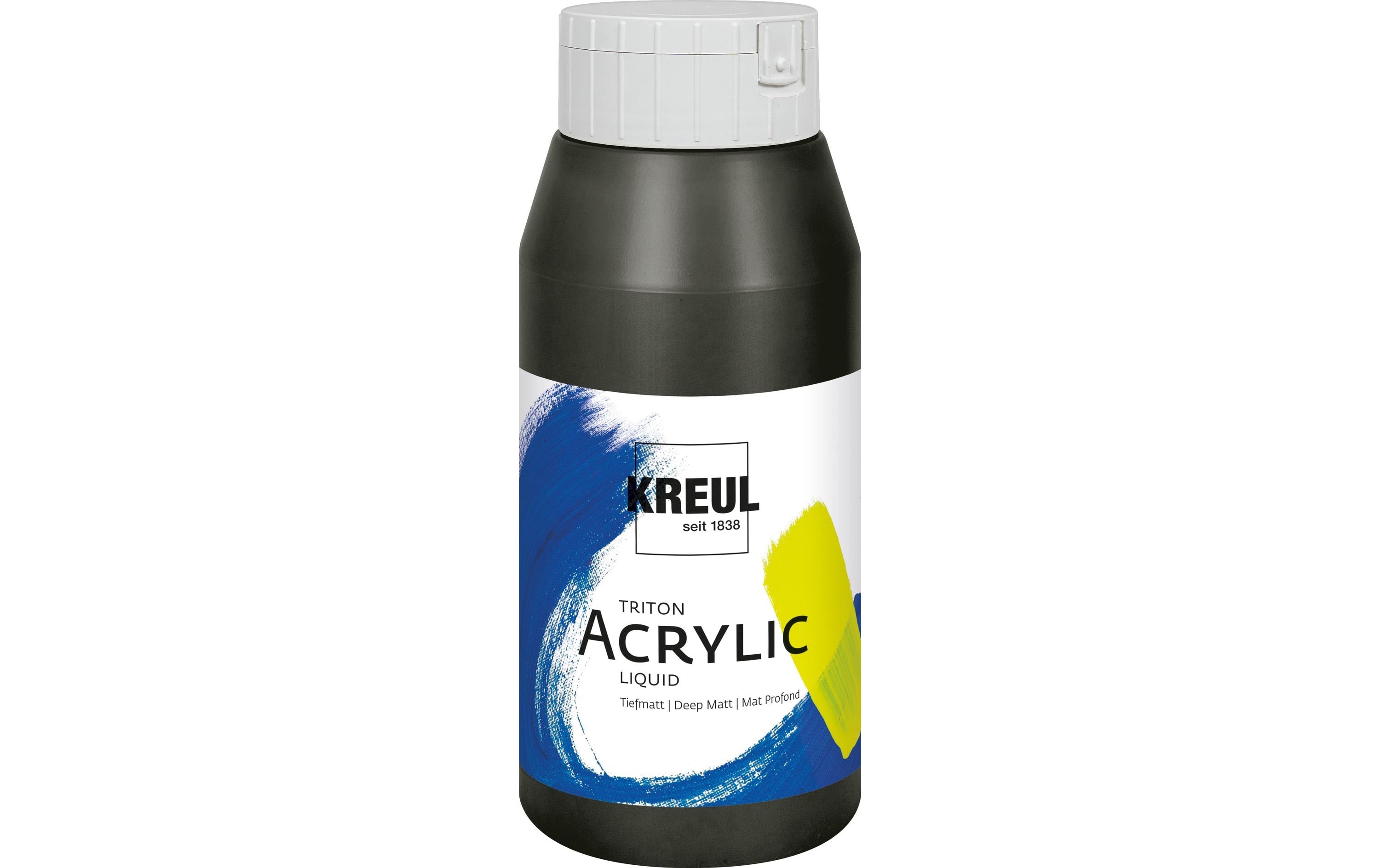 Kreul SG Triton Acrylic Liquid Schwarz 750ml