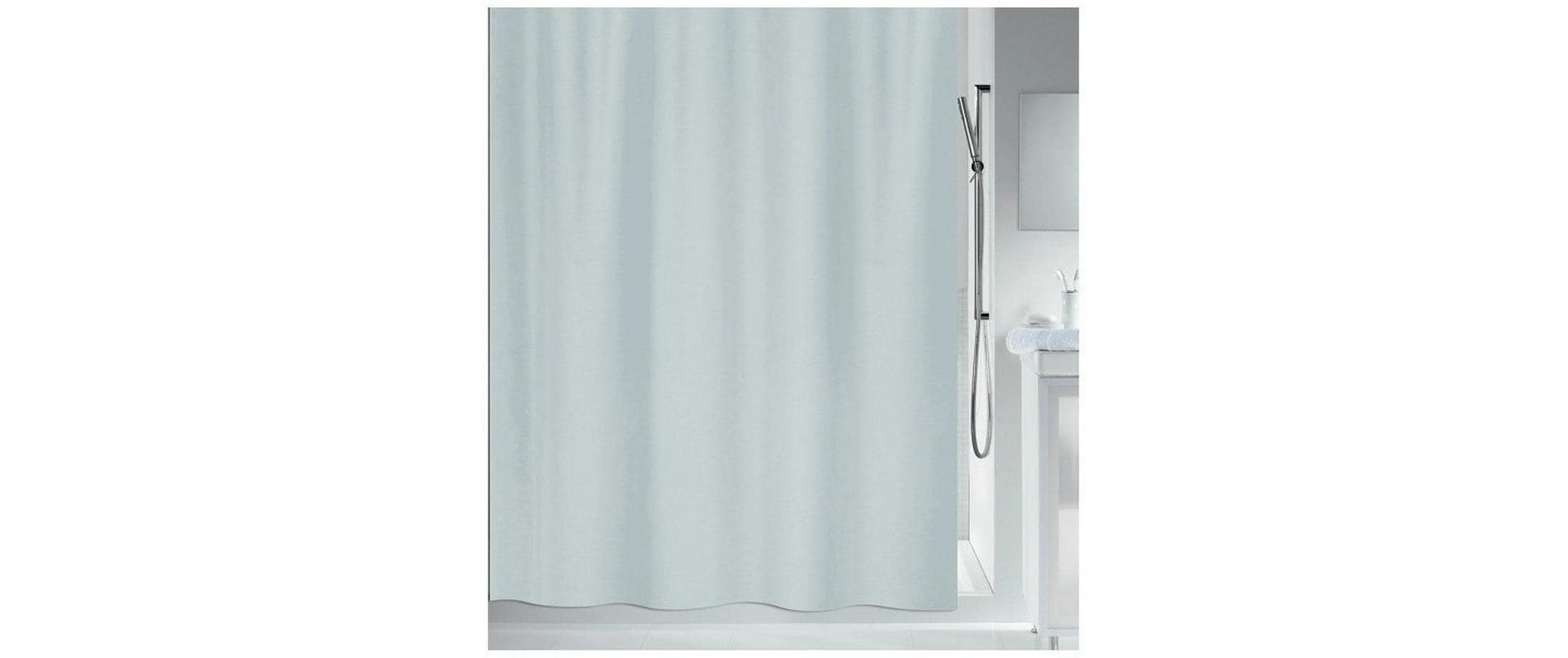 Spirella Duschvorhang Maya 120x200 grau, Textil