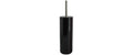 MSV Toilettenbürste Inagua schwarz, PS-Halter, 9,1 x 37,4 cm