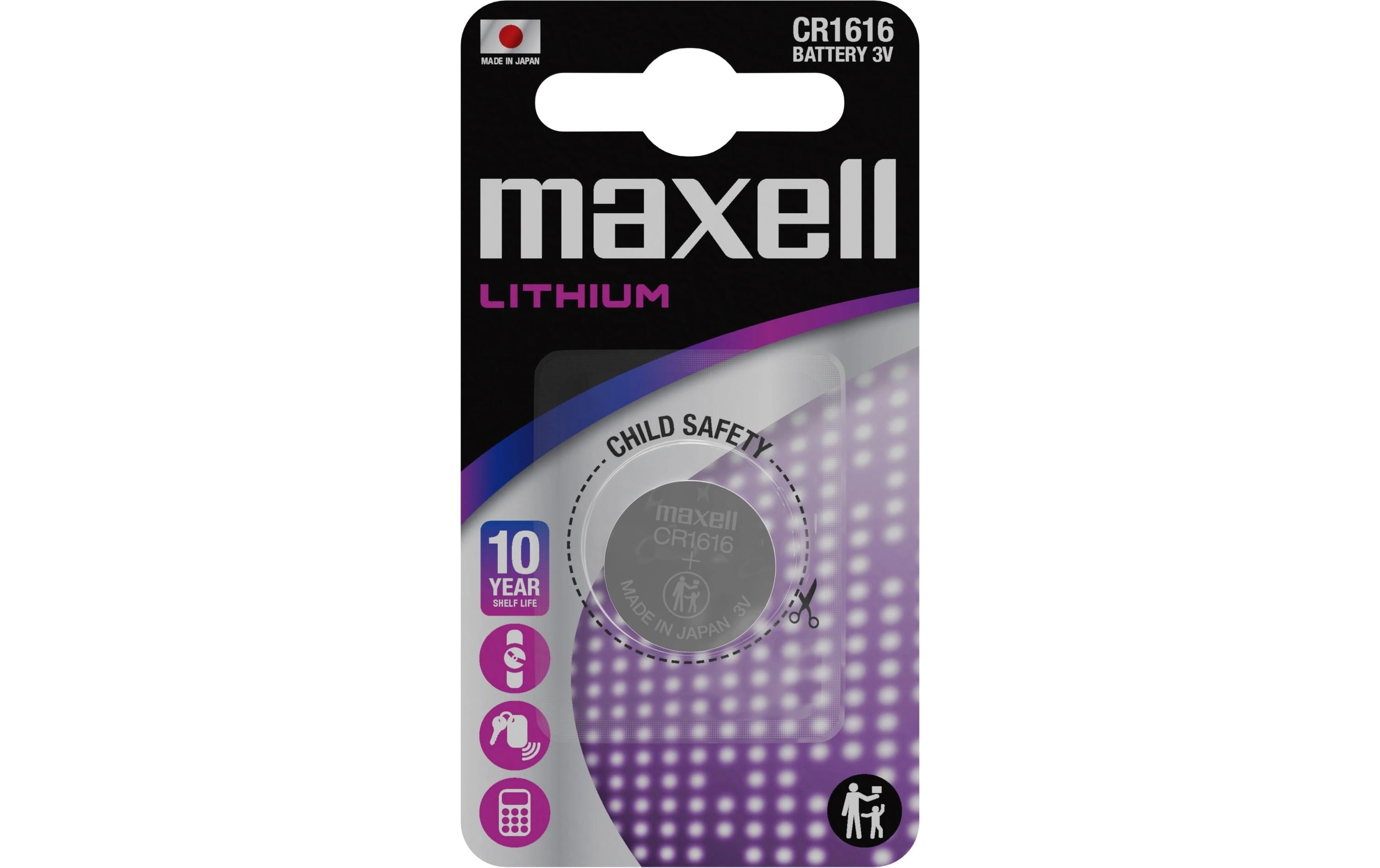 Maxell  Knopfzelle CR1616 1er