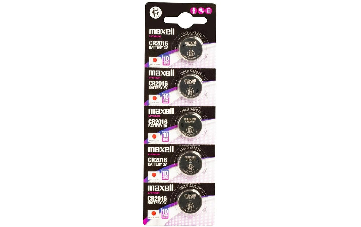 Maxell  Knopfzelle CR2016 5er
