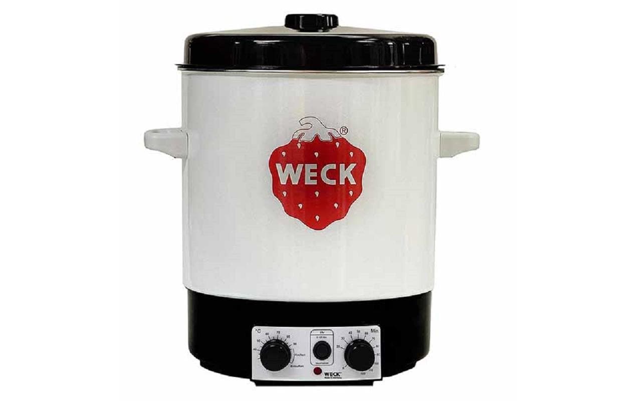 Weck Einkochautomat WAT 25 Edelstahl 1800W, 29 Liter, 120Min Timer