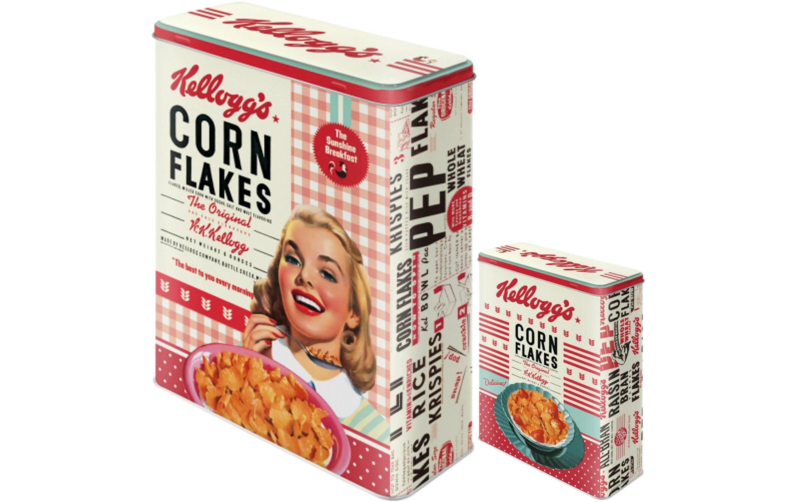 Nostalgic Art Vorratsdose  Corn Flakes, 4L Metall, 19x26x8 cm