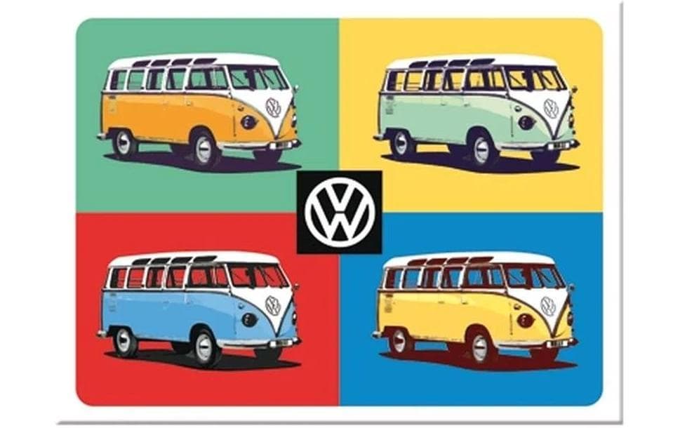 Nostalgic Art Magnet VW Bulli 8x6 cm, 1 Stück