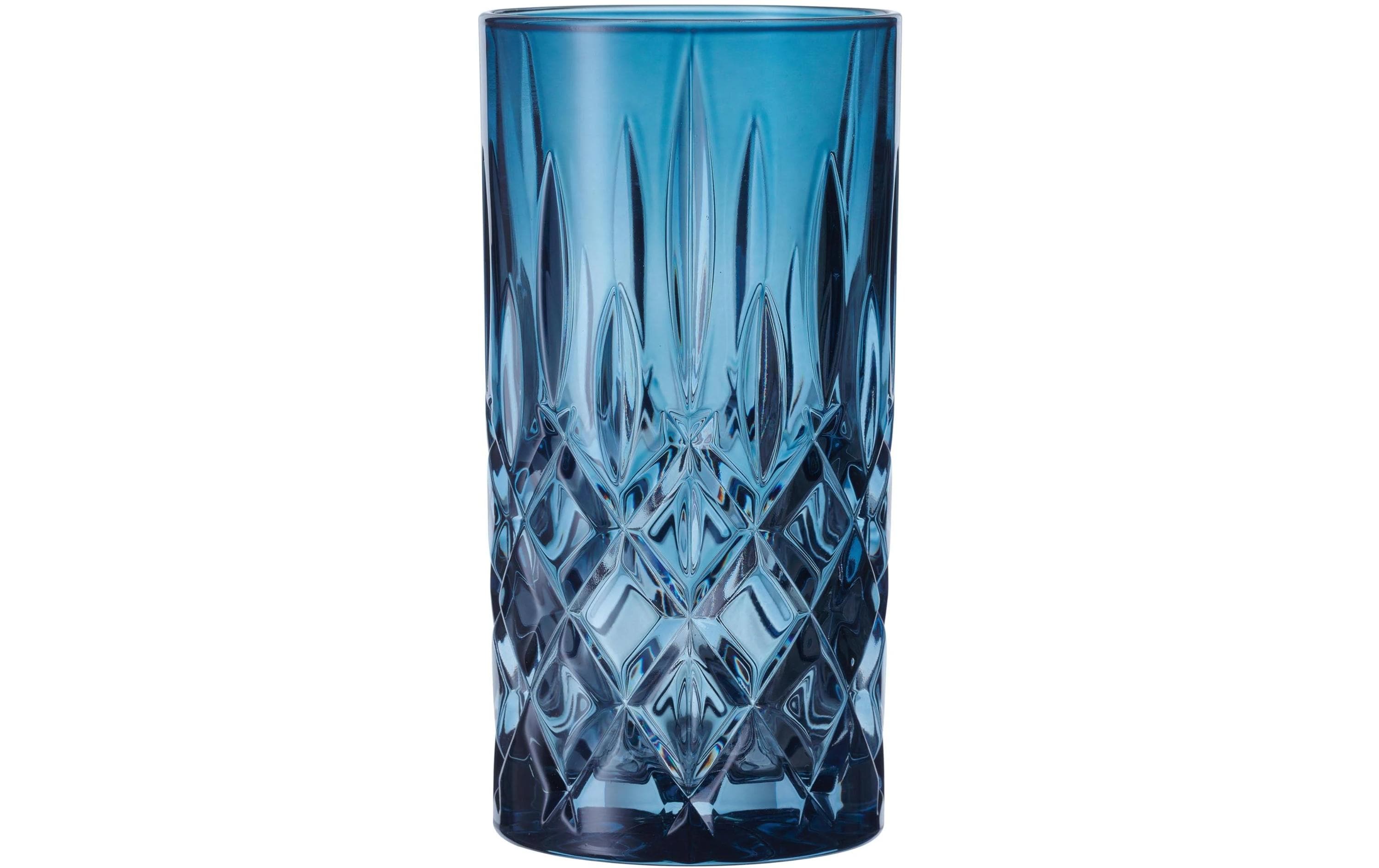 Nachtmann Noblesse Longdrink Glas Set Blue 2 Stk. Vintage Blue