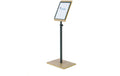 Rocada Infodisplay A4 Holz, 132x40x30cm
