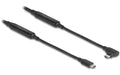Delock AOC USB Kabel, 8k, Typ C-C, 5m 10Gbps, 60W, PD3.0, gewinkelt