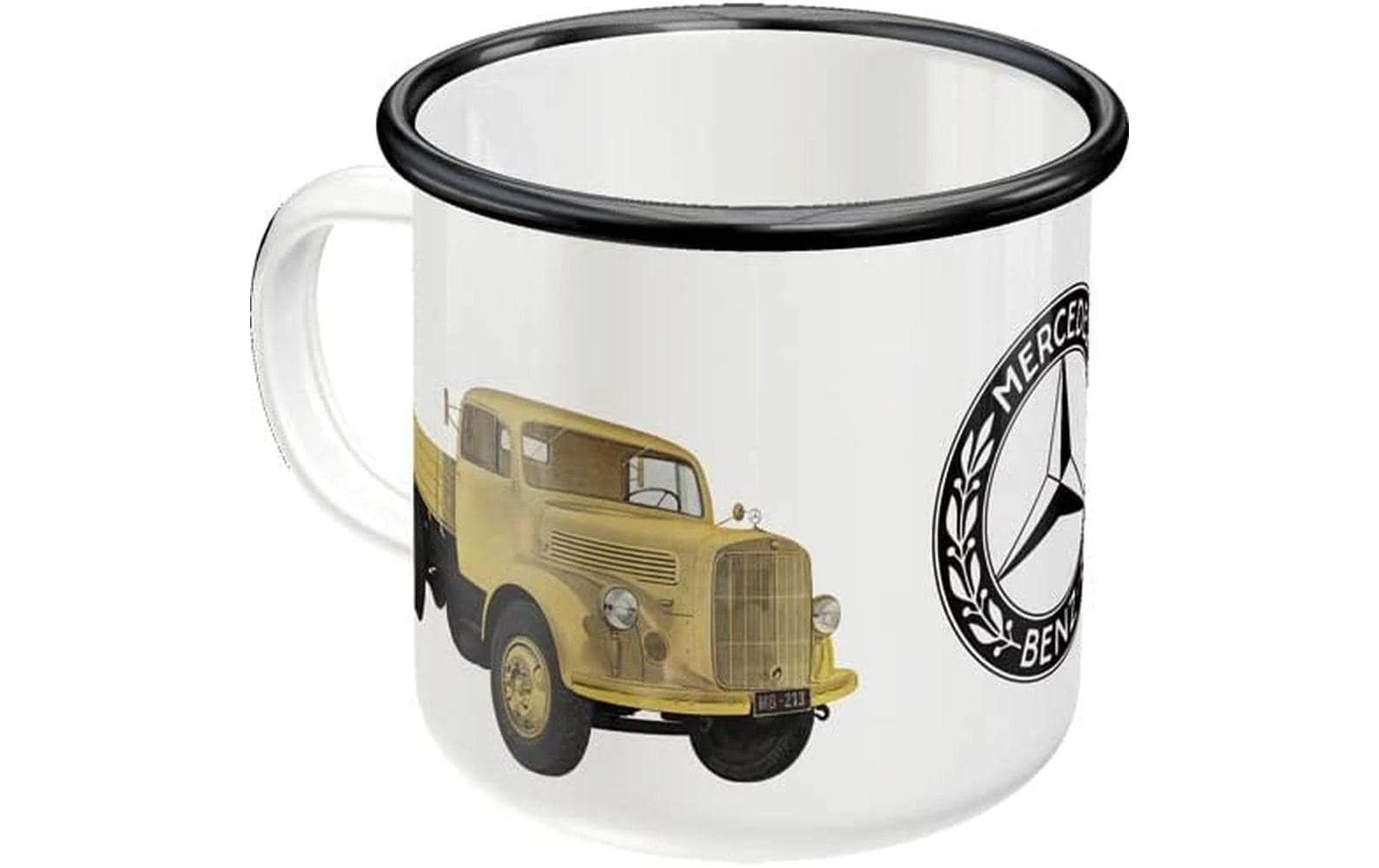 Nostalgic Art Emaille Becher Truck 8x8 cm (DxH), 360 ml