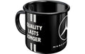 Nostalgic Art Emaille Becher Drivers Only 8x8 cm (DxH), 360 ml