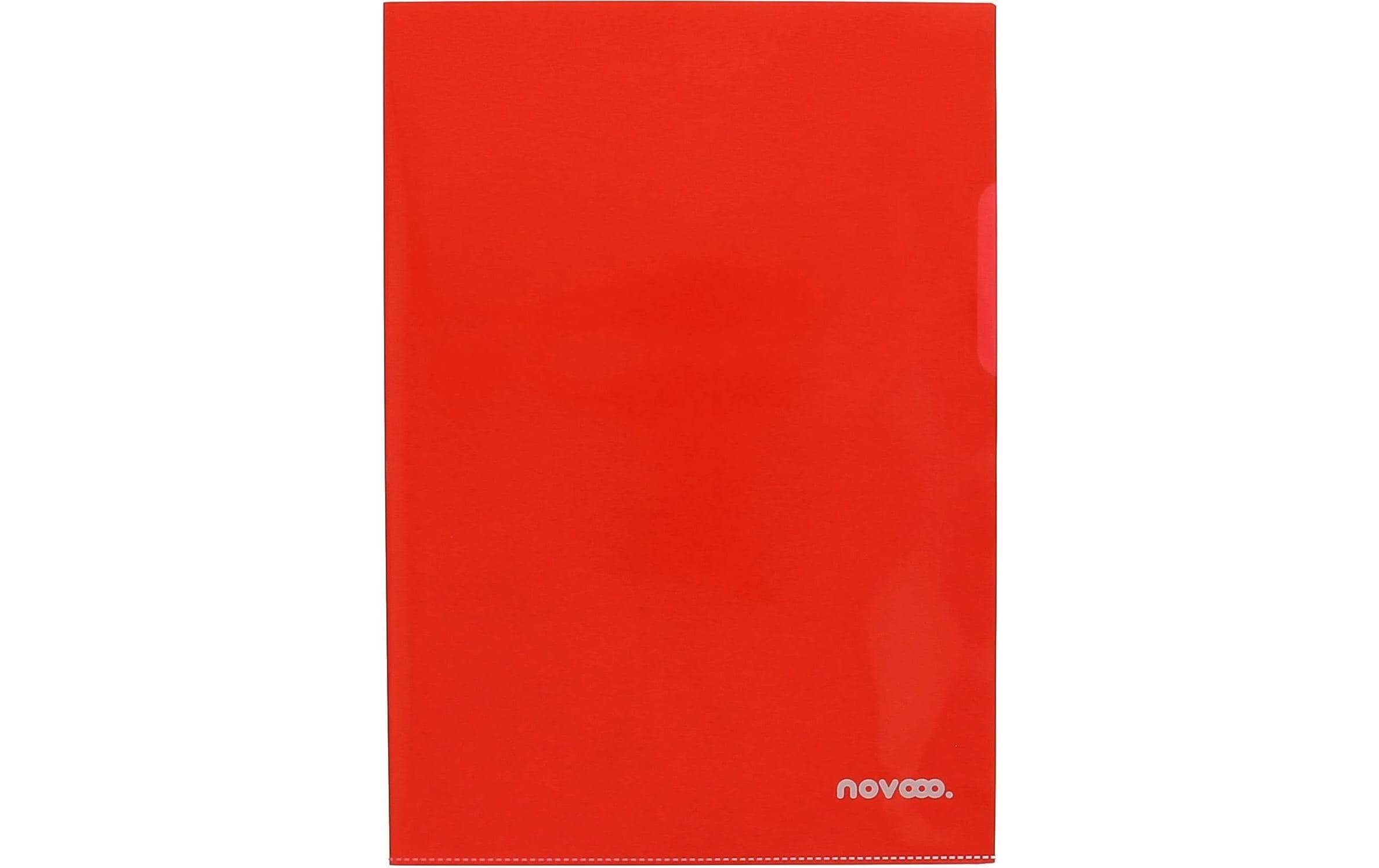 NOVOOO Pro Sichthüllen 140my A4 400197772 rot glatt 100 Stück
