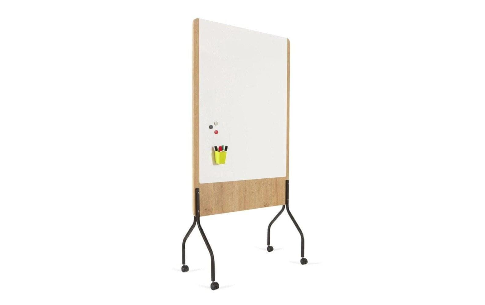 Rocada mobiles Whiteboard 150x100cm lackiert auf Holzträger, magnetisch