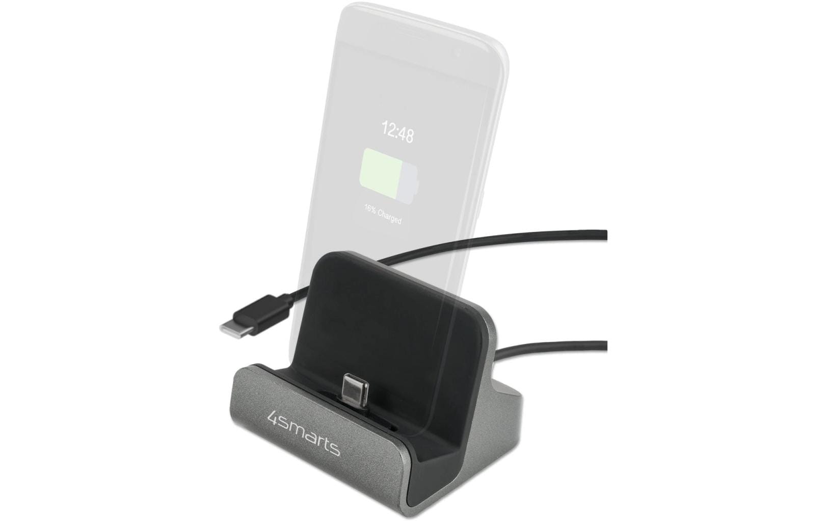 4smarts Ladestation VoltDock USB-C 60W, Grau