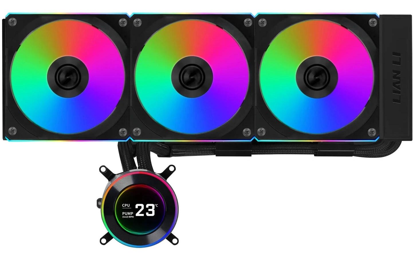 Wasserkühler Lian Li Hydroshift 2 360CL AMD und Intel, Schwarz, ARGB, Schwarz