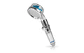 EASYmaxx Duschkopf mit Stopp- & Druckregler Transparent / Chrom