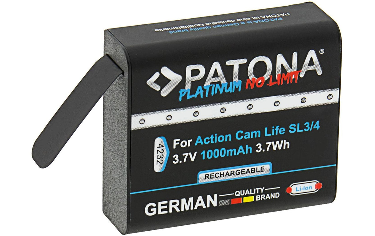 PATONA Akku für PATONA Action Cam Life für SL3 und SL4