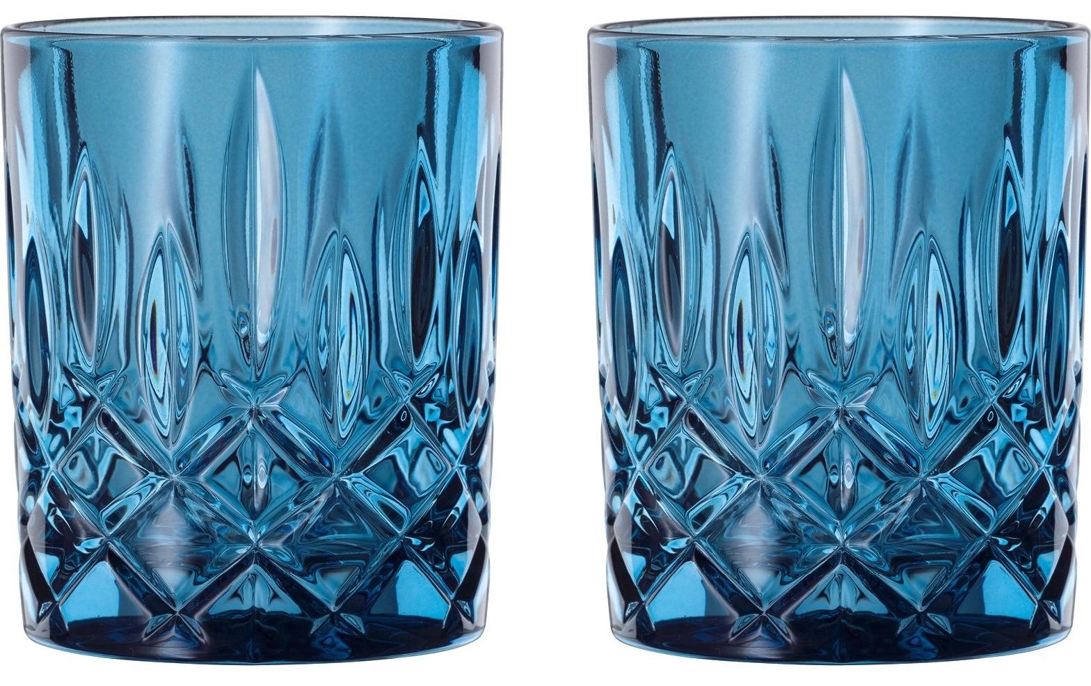 Nachtmann Noblesse Whisky Glas Set Blue 2 Stk. Vintage Blue
