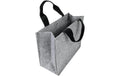 Sigel Desk Sharing Bag Basic M, hellgrau Filz 100% aus RPET, 360x280x150 mm